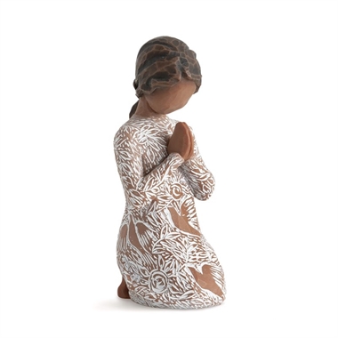 Willow Tree - Prayer of Peace (Darker skin and hair) H:10 cm